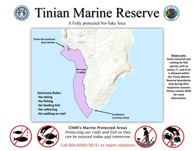 tinian marine reserve