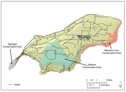 Crow conservation areas on rota